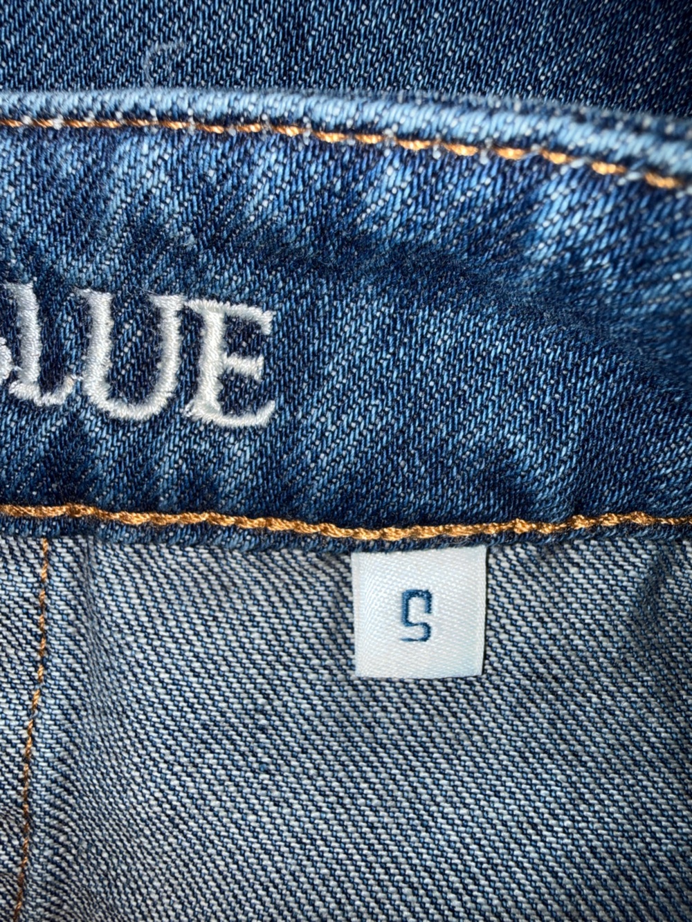 Daily Blue Tephy Button Down Denim A-Line Skirt size Small - Picture 12 of 16